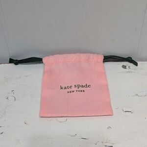 Kate Spade Drawstring Jewelry Bag Pink Black Small‎